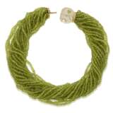 Trianon. TRIANON PERIDOT, CULTURED PEARL AND ROCK CRYSTAL NECKLACE - photo 4
