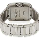 Cartier. CARTIER DIAMOND AND WHITE GOLD 'TANK ANGLAISE' WRISTWATCH - photo 4