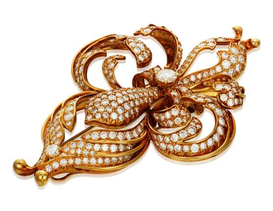 DIAMOND AND GOLD BROOCH - Foto 4