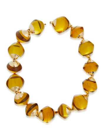Vhernier. VHERNIER AMBER AND GOLD 'TROTTOLA' NECKLACE - фото 4
