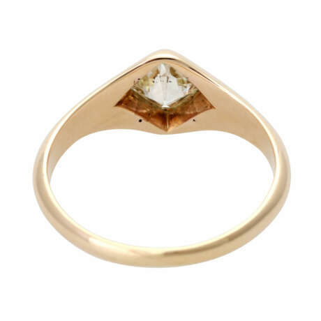 Ring mit einem Altschliff- Diamant ca. 1 ct., - Foto 4