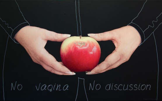 Картина «Просто Apple ...», Холст на подрамнике, Акриловые краски, Гиперреализм, Натюрморт, Украина, 2021 г. - фото 1