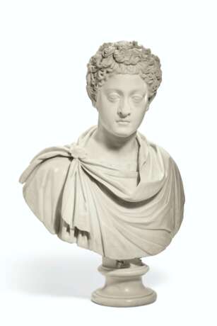 Cesari, Giuseppe. A WHITE MARBLE BUST OF THE EMPEROR COMMODUS - Foto 1