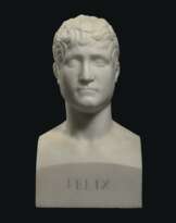 A MARBLE BUST OF FELIX PASQUALE BACIOCCHI LEVOY, PRINCE OF PIOMBINO AND LUCCA (1762 –1841)