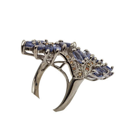 Sterling Silber Designer Ring, Ringweite 56,75, - photo 3