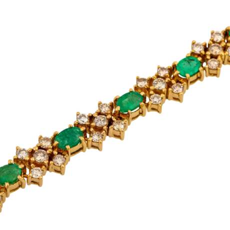 Armband mit Smaragden und Brillanten - photo 4