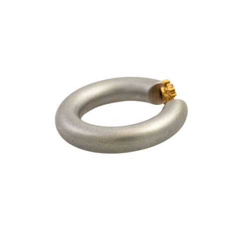 NIESSING Ring mit goldener Schneeflocke, - Foto 3