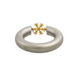 NIESSING Ring mit goldener Schneeflocke, - Foto 4