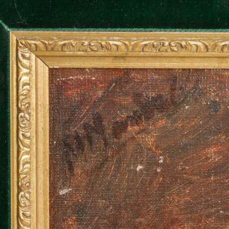 MANDEL, M. (?, undeutlich signiert, Maler/in 19./20. Jahrhundert), "Stillleben mit Rosen in Glasvase", - фото 5