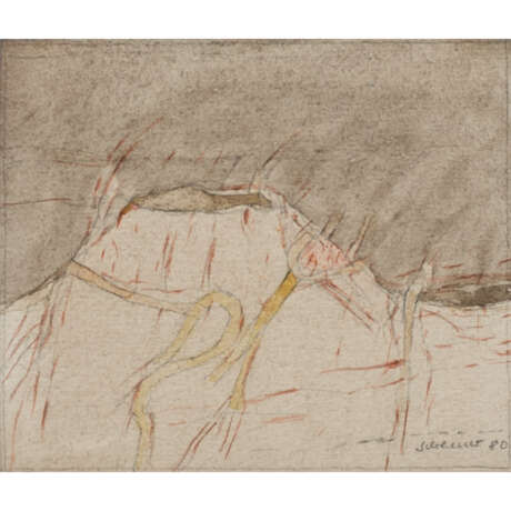 SCHREINER, HANS (geb. 1930), "Abstrakte Vulkanlandschaft", - фото 1