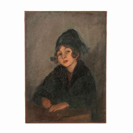 FAURE, AMANDUS (Hamburg 1874-1931 Stuttgart), „Portrait seiner Tochter Lotte“, - Foto 1