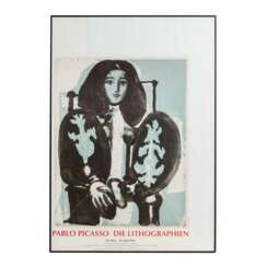 Exhibition poster &#39;PABLO PICASSO DIE LITHOGRAPHIEN&#39;, 1994.