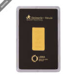 GOLDbarren – 5 g GOLD fein, Goldbarren geprägt, Hersteller Heimerle + Meule, - фото 1