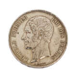 Belgien - 5 Francs 1853, Leopold I., - Foto 1