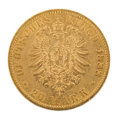 Preussen/GOLD - 5 x 20 Goldmark und 3 x 10 Goldmark, - Foto 4