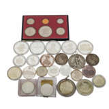 Fundgrube, Restsammlung - Mit 10 DM Münzen, Silbermedaillen, - Foto 1