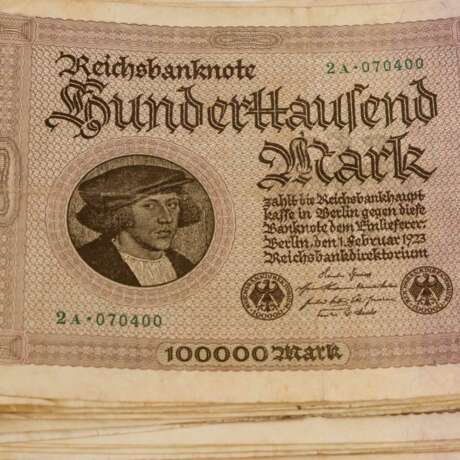 Münzen und Banknoten - III. Reich 5 x 5 Reichsmark, - Foto 3