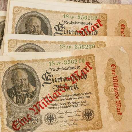 Münzen und Banknoten - III. Reich 5 x 5 Reichsmark, - фото 4