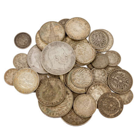 Deutsches Reich Konvolut von ca. 40 Münzen, - photo 1