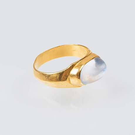 Mondstein-Gold-Ring - Foto 1