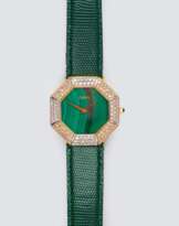 Damen-Armbanduhr 'Malachit' mit Brillant-Besatz