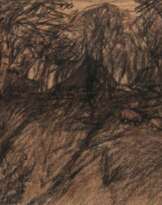 Worpsweder Landschaft mit Bauernhaus und Schafen