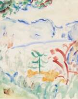 Landschaft mit See