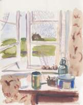 Offenes Fenster auf Sylt