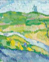 Landschaft mit Mühle