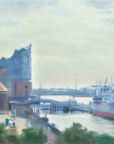 Elbphilharmonie und Cap San Diego