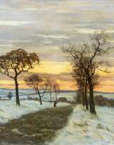 Winterabend in Mecklenburg