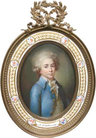 Maurice Quentin de la Tour. Paar Portraits 'Monsieur und Mademoiselle de Chateauroux' - фото 1