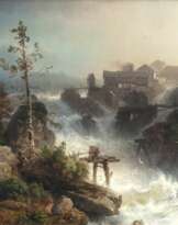 Wasserfall mit Sägemühle