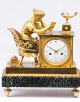 Empire-Pendule 'La Liseuse' nach Jean-André Reiche