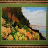 “The painting Autumn landscape. High coast (Sokolov V. I.)” - photo 1