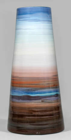 Große Unikat-Vase von Rudi Stolle mit Malerei - photo 1