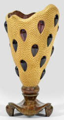 Moderne skulpturale Vase von Daum