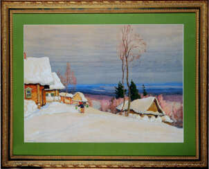 Das Bild «Winterlandschaft» (V. I. Sokolov)