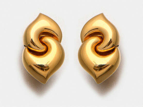 Paar BVLGARI-Ohrringe aus der Kollektion "Doppio Cuore" - Foto 1
