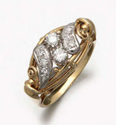 Dekorativer Brillantring aus den 50er Jahren