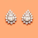 Paar hochfeine Diamant-Ohrringe - Foto 1