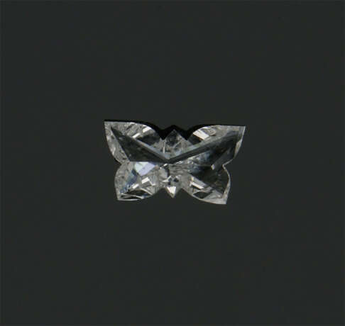 Extravaganter Diamantsolitär im Butterflycut - Foto 1