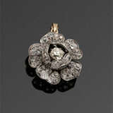 Belle Epoque-Diamant-Blütenanhänger - Foto 1