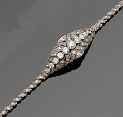 Glamouröses Art Déco-Diamantarmband - Foto 1