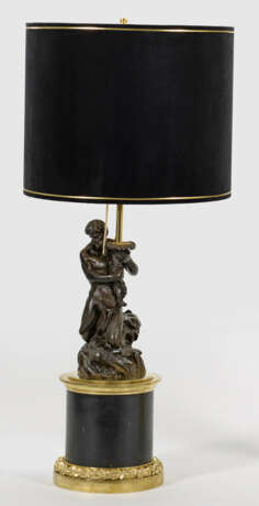 Große repräsentative Napoleon III-Skulpturenlampe - photo 1