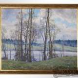„Das Gemälde Birken am Fluss“ - Foto 1