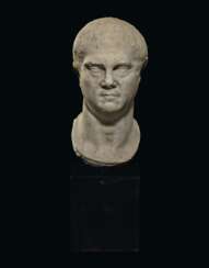 A ROMAN MARBLE PORTRAIT HEAD OF A MAN