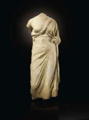 A ROMAN MARBLE HYGEIA