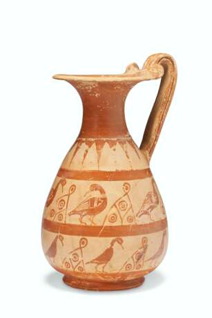 AN ETRUSCAN POTTERY OLPE - photo 3