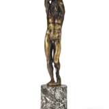 A BRONZE FIGURE OF A STANDING YOUTH, ALSO KNOWN AS NARCISSUS - фото 1